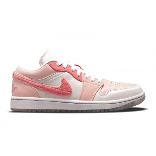 Кроссы Jordan 1 Low SE Mighty Swooshers Pink (W) - женская сетка размеров