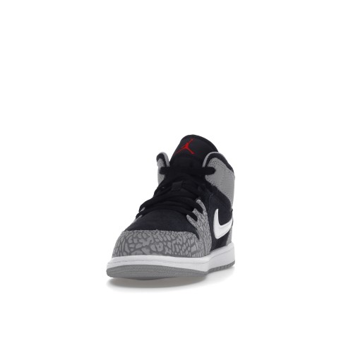 Кроссы Jordan 1 Mid SE Elephant Print (PS) - подростковая сетка размеров