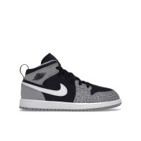 Детские кроссовки Jordan 1 Mid SE Elephant Print (PS)