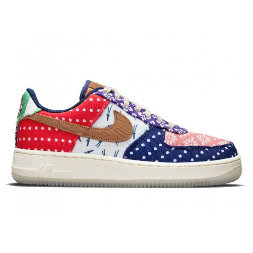Кроссы Nike Air Force 1 Low Matsuri (2021) (W) - женская сетка размеров