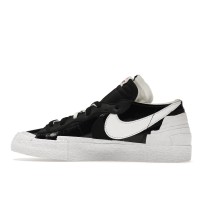 Кроссовки Nike Blazer Low Sacai Black Patent Leather