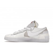 Кроссовки Nike Blazer Low sacai White Patent Leather