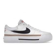 Женские кроссовки Nike Court Legacy Lift White Black (W)