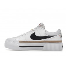 Женские кроссовки Nike Court Legacy Lift White Black (W)