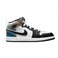 Детские кроссовки Jordan 1 Mid SE Heat Reactive (PS)