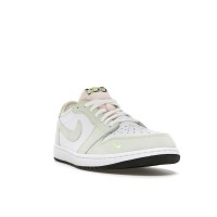 Jordan 1 Retro Low White Ghost Green Black