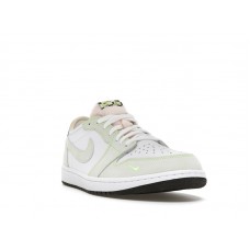 Jordan 1 Retro Low White Ghost Green Black
