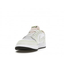 Jordan 1 Retro Low White Ghost Green Black
