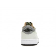 Jordan 1 Retro Low White Ghost Green Black