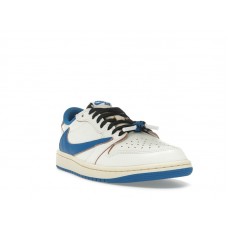 Jordan 1 Retro Low OG SP Fragment x Travis Scott Sail Military Blue