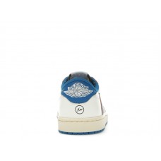Jordan 1 Retro Low OG SP Fragment x Travis Scott Sail Military Blue