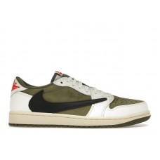 Кроссовки Jordan 1 Retro Low OG SP Travis Scott Medium Olive