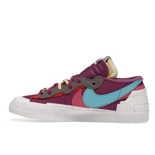 Кроссы Nike Blazer Low sacai KAWS Purple Dusk - мужская сетка размеров