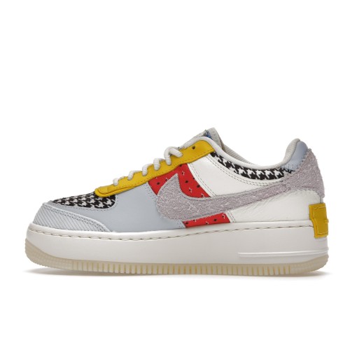 Кроссы Nike Air Force 1 Low Shadow Multi Print Houndstooth (W) - женская сетка размеров