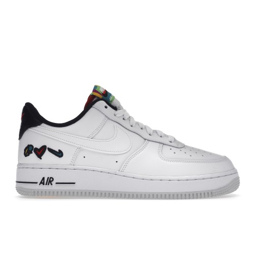 Кроссы Nike Air Force 1 Low 07 LV8 3 Peace, Love, Swoosh - мужская сетка размеров