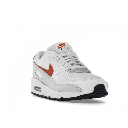 Nike Wmns Air Max 90 White Mantra Orange - женская сетка размеров