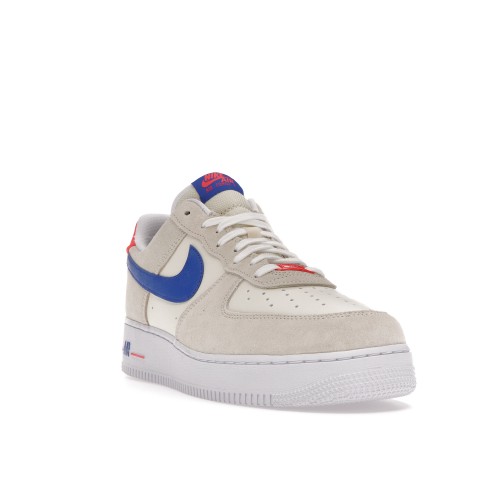 Кроссы Nike Air Force 1 Low 07 LV8 Coconut Milk Hyper Royal - мужская сетка размеров