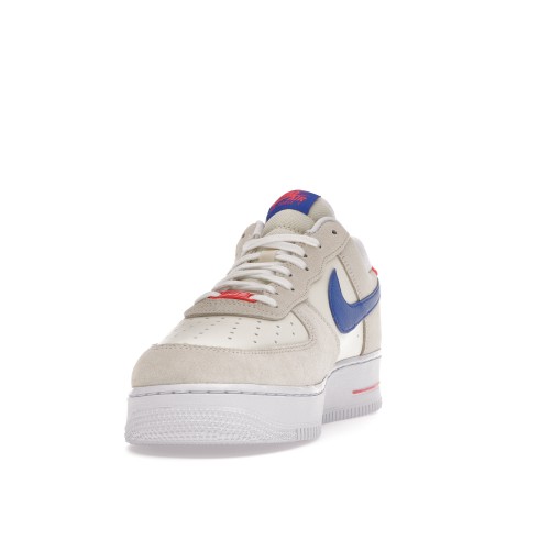 Кроссы Nike Air Force 1 Low 07 LV8 Coconut Milk Hyper Royal - мужская сетка размеров