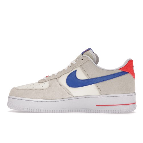 Кроссы Nike Air Force 1 Low 07 LV8 Coconut Milk Hyper Royal - мужская сетка размеров
