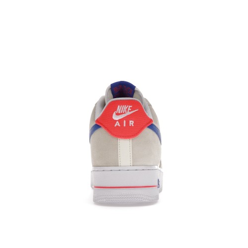 Кроссы Nike Air Force 1 Low 07 LV8 Coconut Milk Hyper Royal - мужская сетка размеров