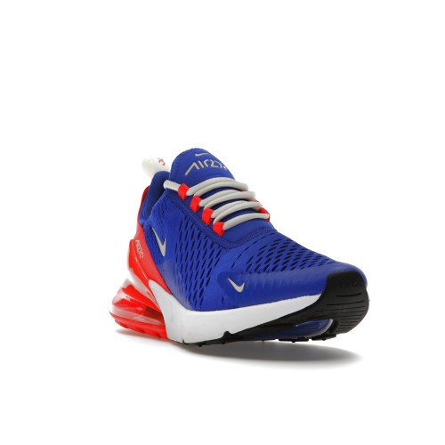 Кроссы Nike Air Max 270 Hyper Royal Bright Crimson - мужская сетка размеров