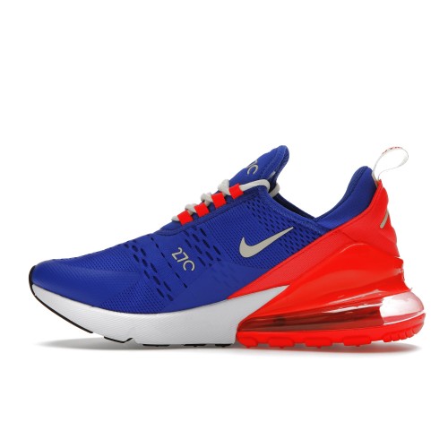 Кроссы Nike Air Max 270 Hyper Royal Bright Crimson - мужская сетка размеров