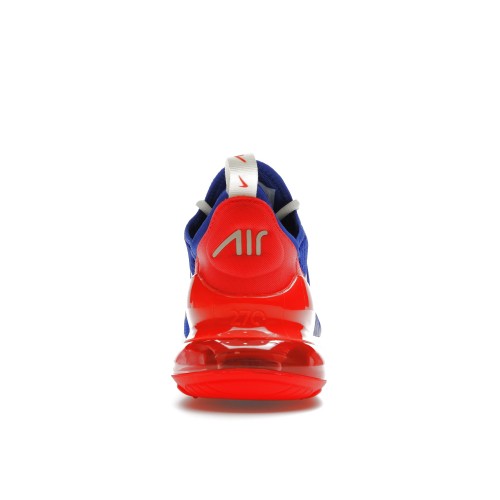 Кроссы Nike Air Max 270 Hyper Royal Bright Crimson - мужская сетка размеров