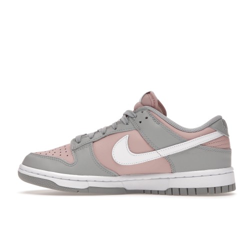 Кроссы Nike Dunk Low Pink Oxford (W) - женская сетка размеров