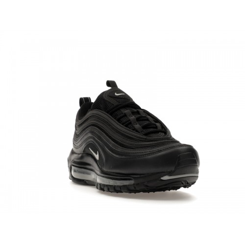 Кроссы Nike Air Max 97 Black Metallic Silver (W) - женская сетка размеров