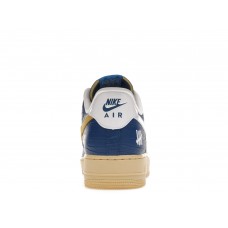 Кроссовки Nike Air Force 1 Low SP Undefeated 5 On It Blue Yellow Croc