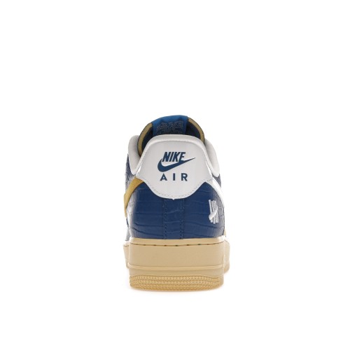 Кроссы Nike Air Force 1 Low SP Undefeated 5 On It Blue Yellow Croc - мужская сетка размеров