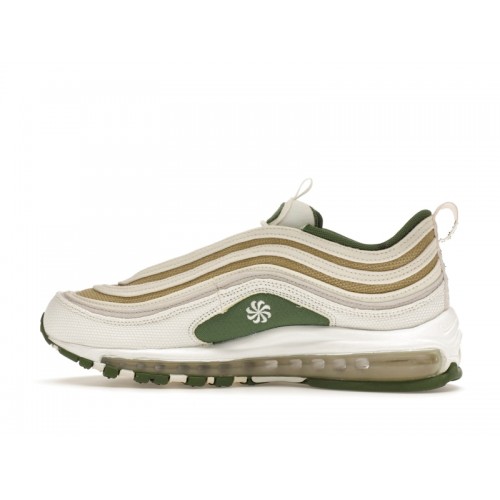 Кроссы Nike Air Max 97 SE Sail Treeline - мужская сетка размеров