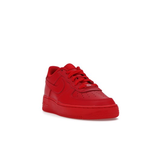 Кроссы Nike Air Force 1 Low LV8 University Red (GS) - подростковая сетка размеров