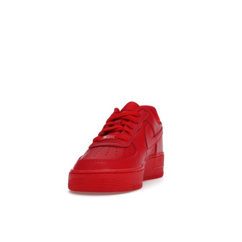 Кроссы Nike Air Force 1 Low LV8 University Red (GS) - подростковая сетка размеров