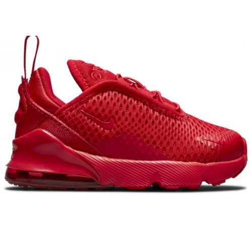 Кроссы Nike Air Max 270 University Red (TD) - детская сетка размеров