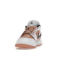 Подростковые Jordan 1 Low White Light Madder Root (GS)