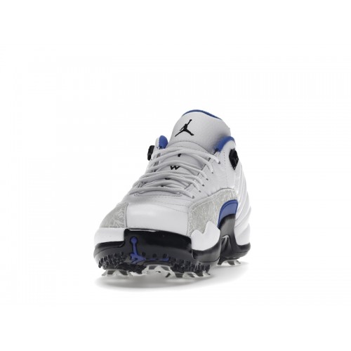 Кроссы Jordan 12 Retro Low Golf NRG P22 Laser Game Royal - мужская сетка размеров