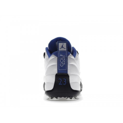 Кроссы Jordan 12 Retro Low Golf NRG P22 Laser Game Royal - мужская сетка размеров
