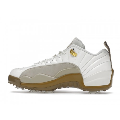 Кроссы Jordan 12 Retro Low Golf Driftwood - мужская сетка размеров