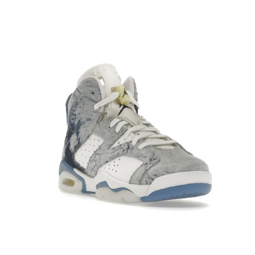 Кроссы Jordan 6 Retro Washed Denim (2022) (GS) - подростковая сетка размеров