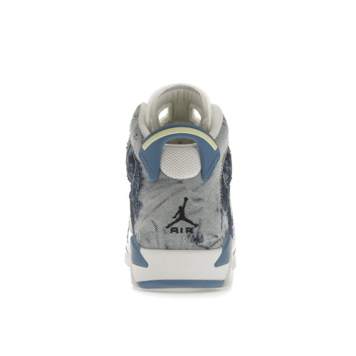 Кроссы Jordan 6 Retro Washed Denim (2022) (GS) - подростковая сетка размеров