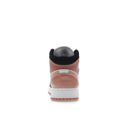 Кроссы Jordan 1 Mid Light Madder Root (GS) - подростковая сетка размеров