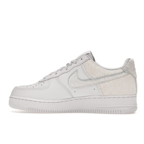 Кроссы Nike Air Force 1 Low White Pony Hair Heel - мужская сетка размеров