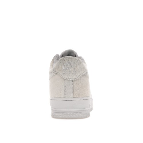 Кроссы Nike Air Force 1 Low White Pony Hair Heel - мужская сетка размеров