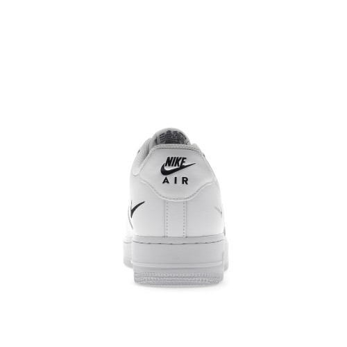 Кроссы Nike Air Force 1 Low Multi-Swoosh White - мужская сетка размеров