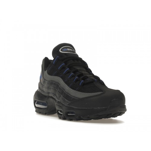 Кроссы Nike Air Max 95 Black Royal - мужская сетка размеров