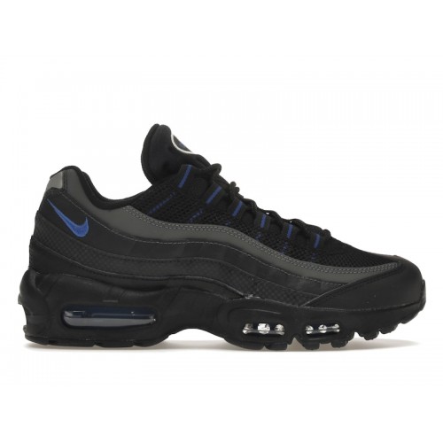 Кроссы Nike Air Max 95 Black Royal - мужская сетка размеров