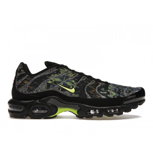 Кроссы Nike Air Max Plus Sustainable Black Volt - мужская сетка размеров