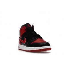 Подростковые Jordan 1 Mid Bred Text (GS)