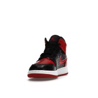 Подростковые Jordan 1 Mid Bred Text (GS)